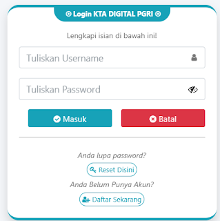 Register PGRI Kabbovendigoel - Persatuan Guru Republik Indonesia Cabang Kabbovendigoel